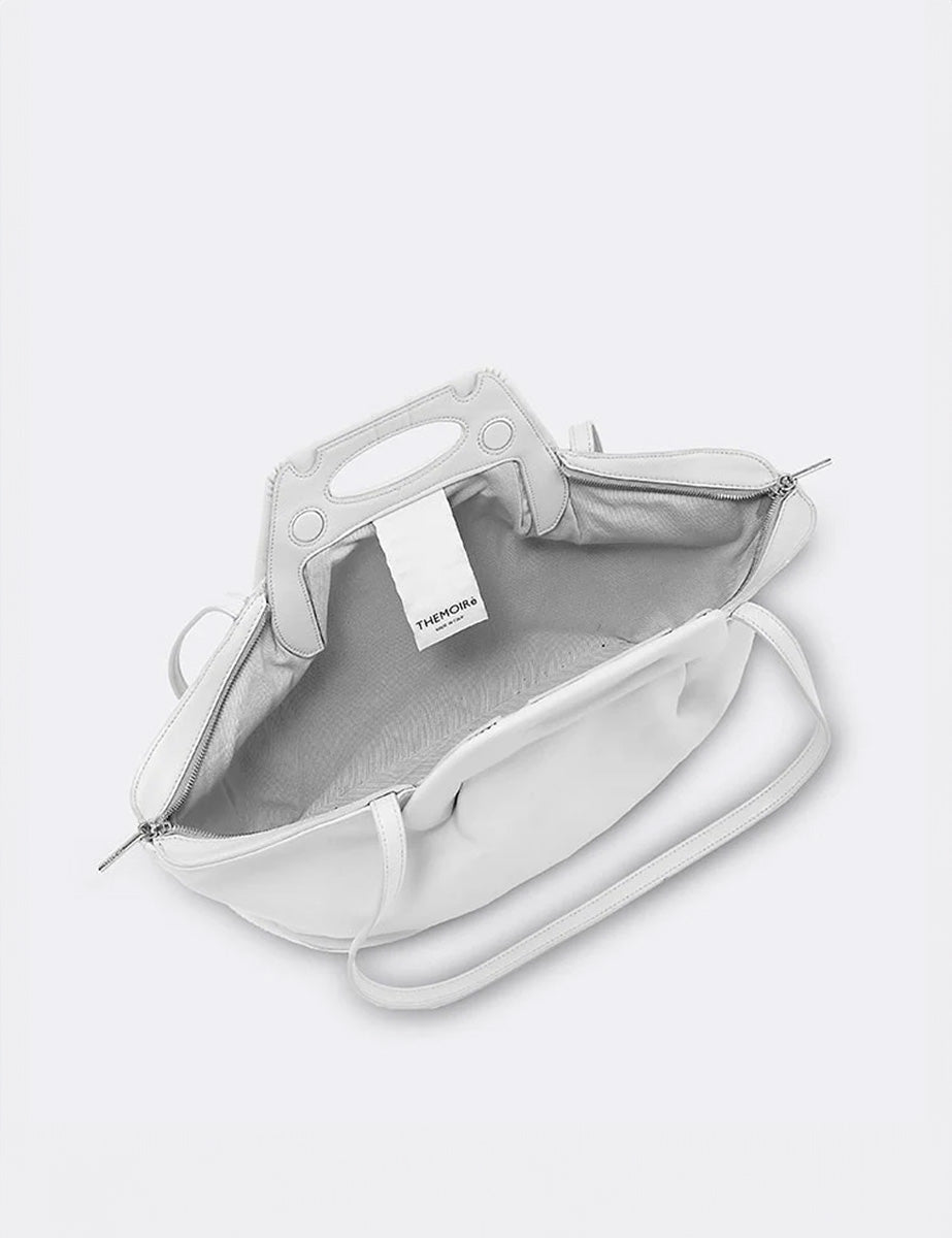 borsa dhea vegan almond - the moire - clutch