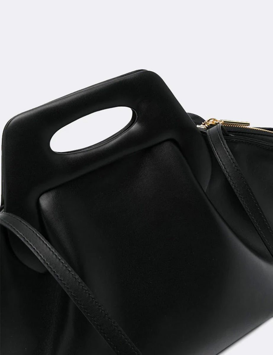 borsa dhea vegan black - the moire - clutch