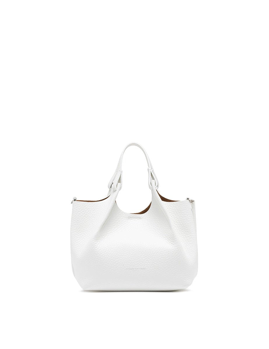 borsa dua bianco nature - gianni chiarini - shopper