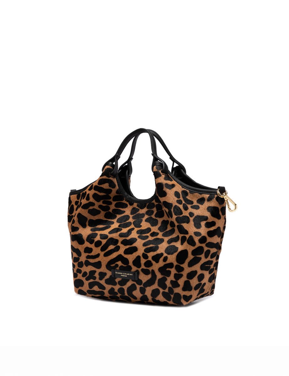 borsa dua leo nero - gianni chiarini - shopper