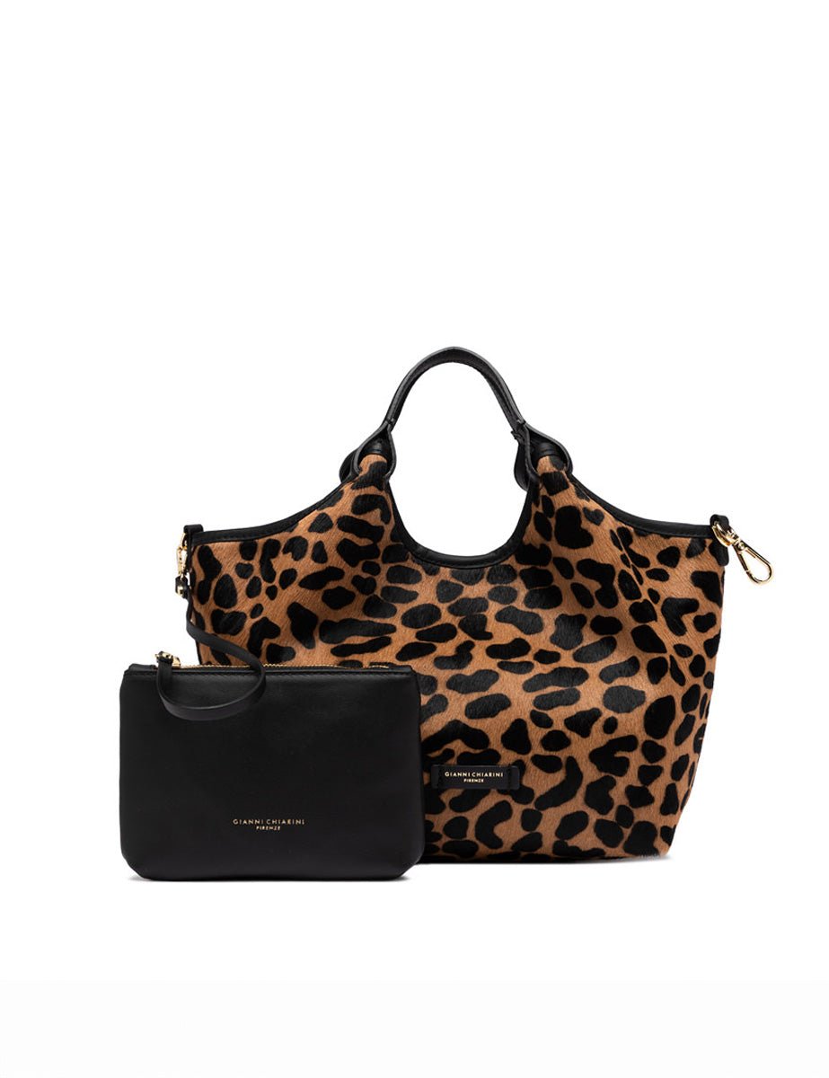 borsa dua leo nero - gianni chiarini - shopper