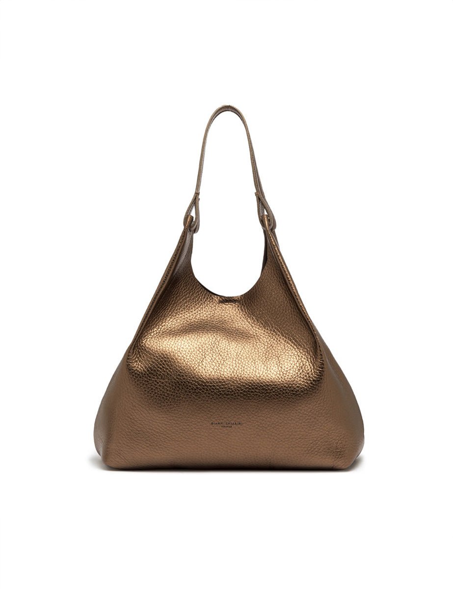 borsa dua pelle toasted moro - gianni chiarini - shopper