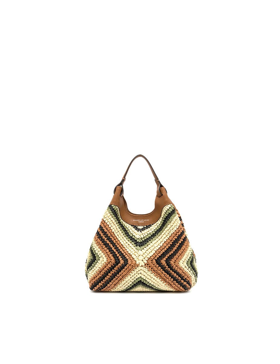 borsa dua rafia willow - gianni chiarini - clutch