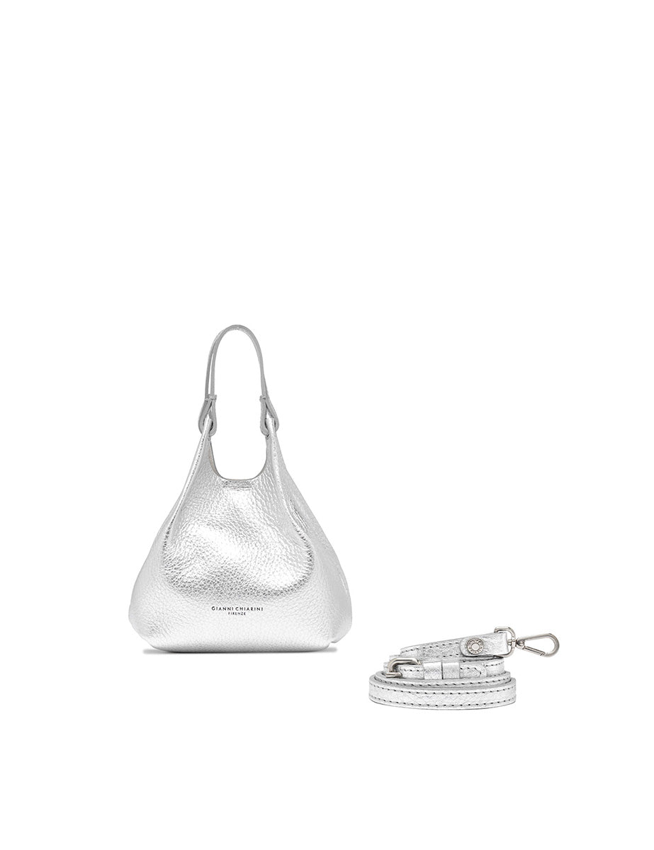 borsa dua silver sabbia - gianni chiarini - shopper