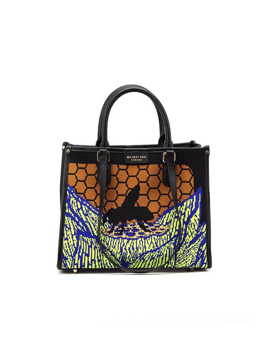 borsa fantasia abeille - my best bag - shopper