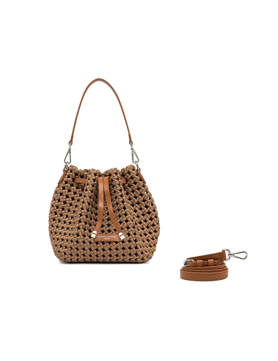 borsa fiore secchiello nature - gianni chiarini - shopper