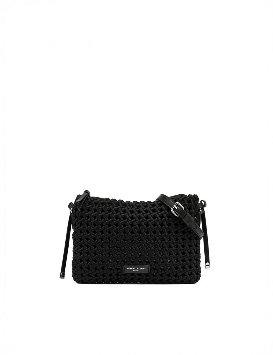 borsa fiore secchiello nero - gianni chiarini - clutch