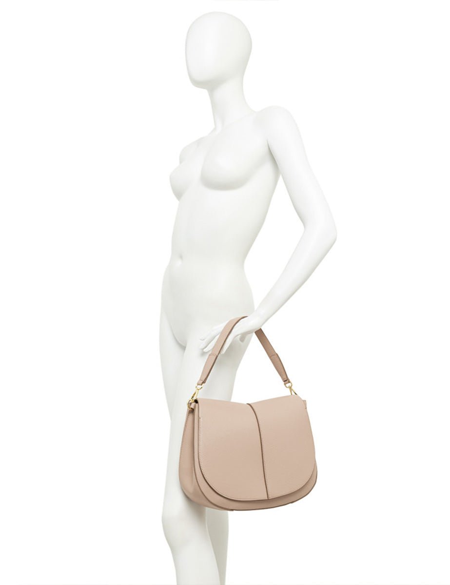 borsa helena round pelle clay - gianni chiarini - clutch