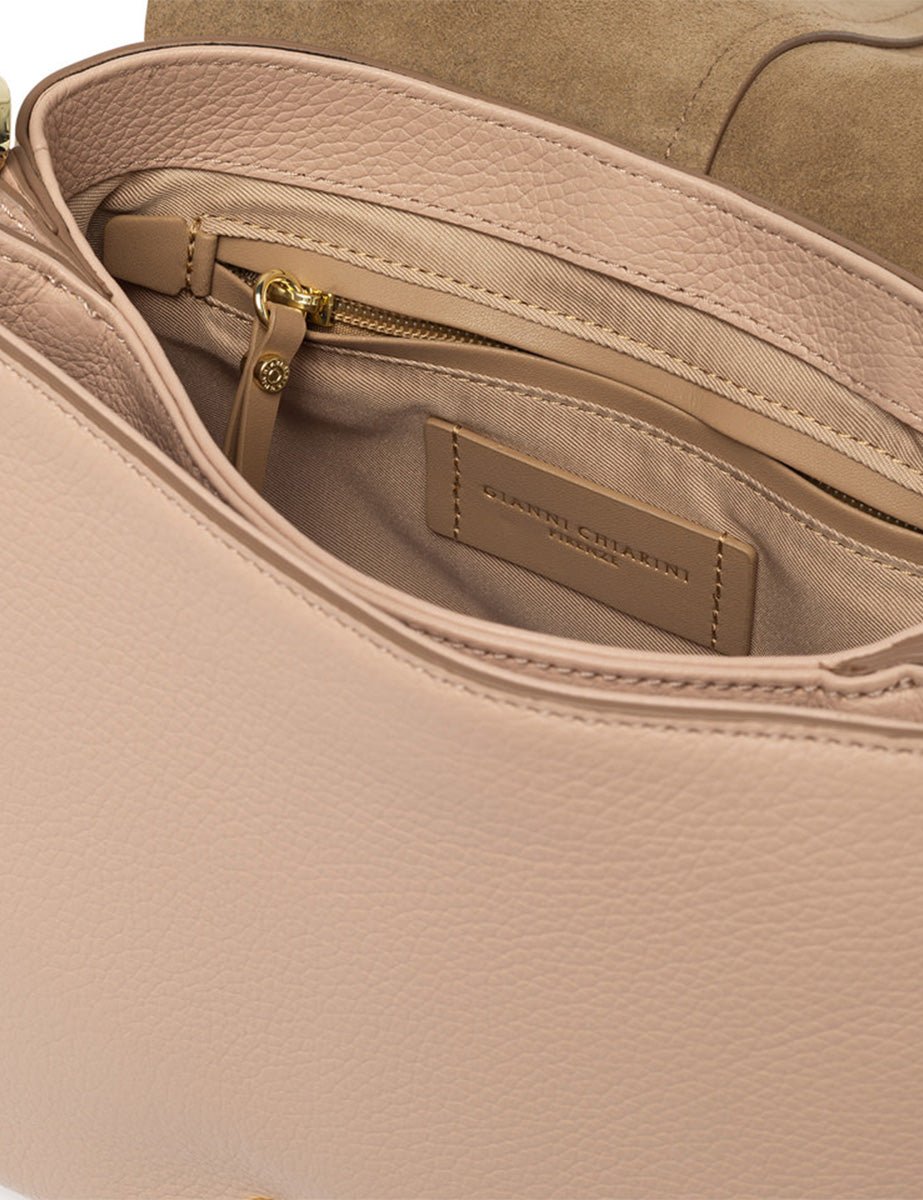 borsa helena round pink salt - gianni chiarini - clutch