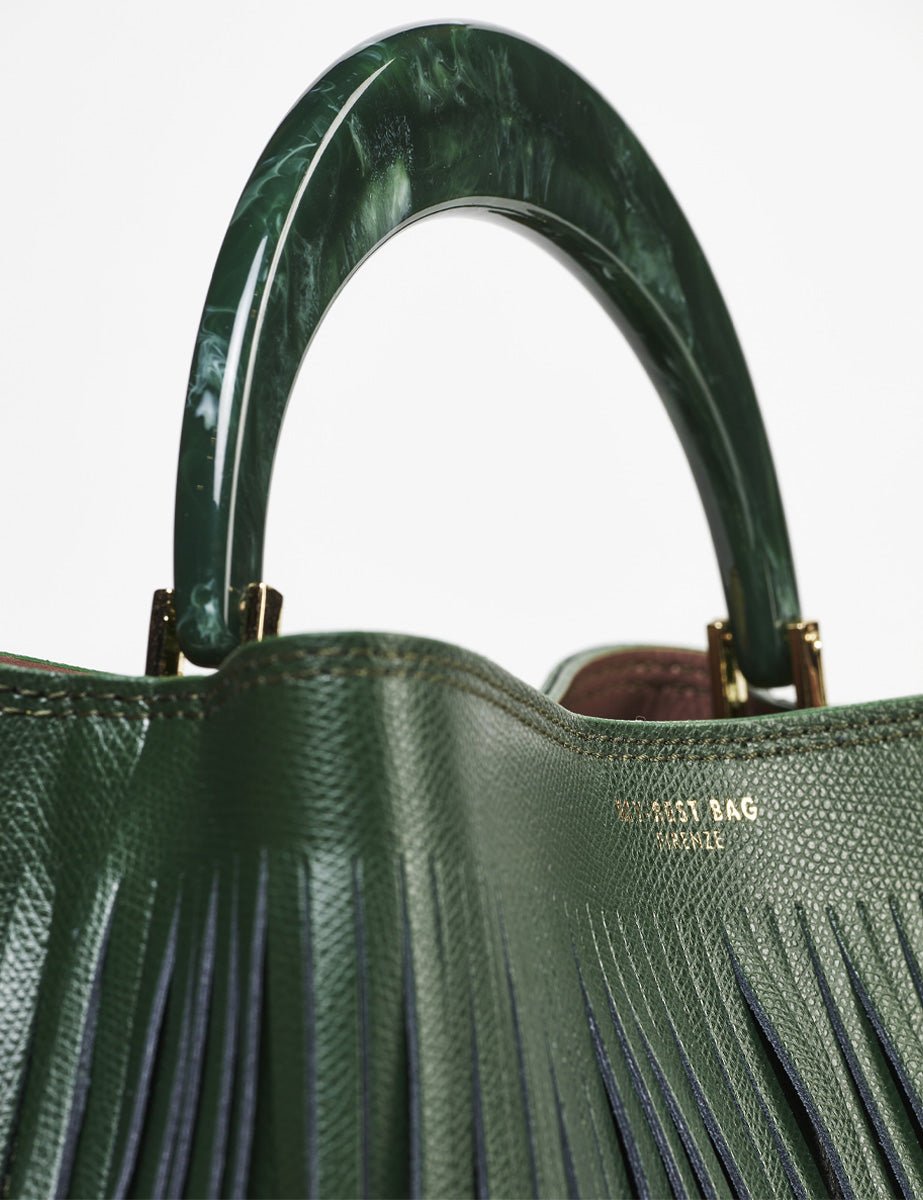 borsa ingrid frange bosco - my best bag - shopper