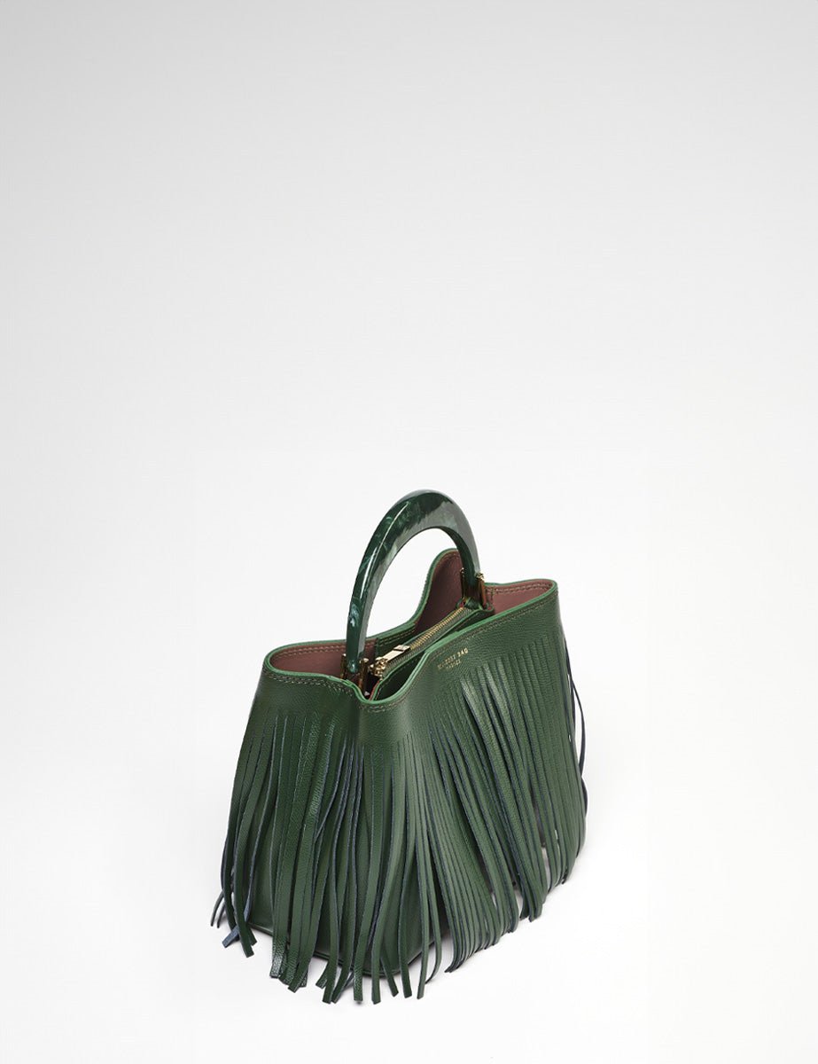 borsa ingrid frange bosco - my best bag - shopper