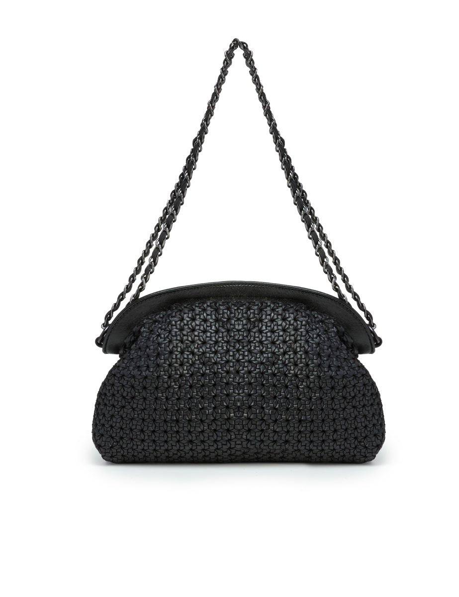 borsa iris nero - reptile's house - clutch