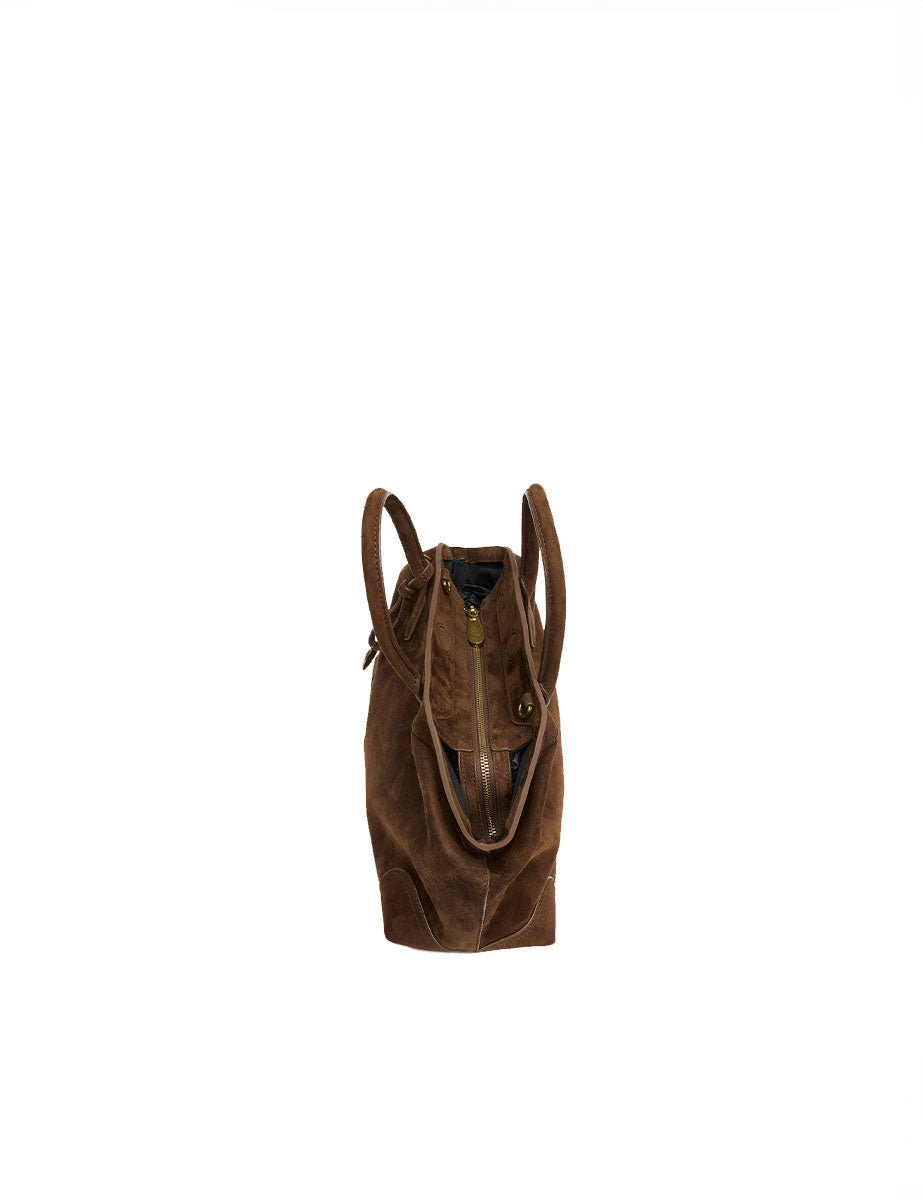 borsa justine marrone - ash - shopper