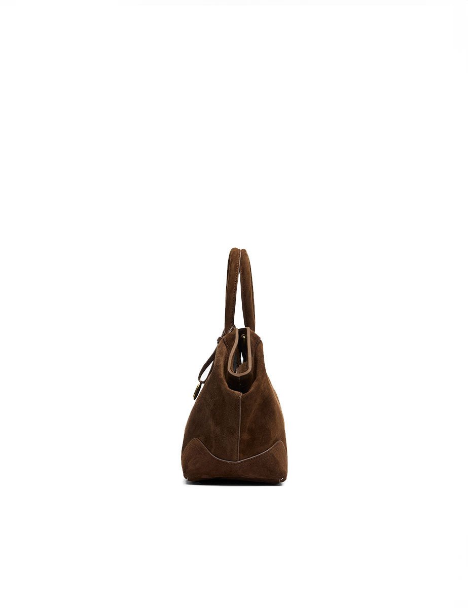 borsa justine marrone - ash - shopper