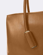 borsa leila vegan caramel - the moire - shopper