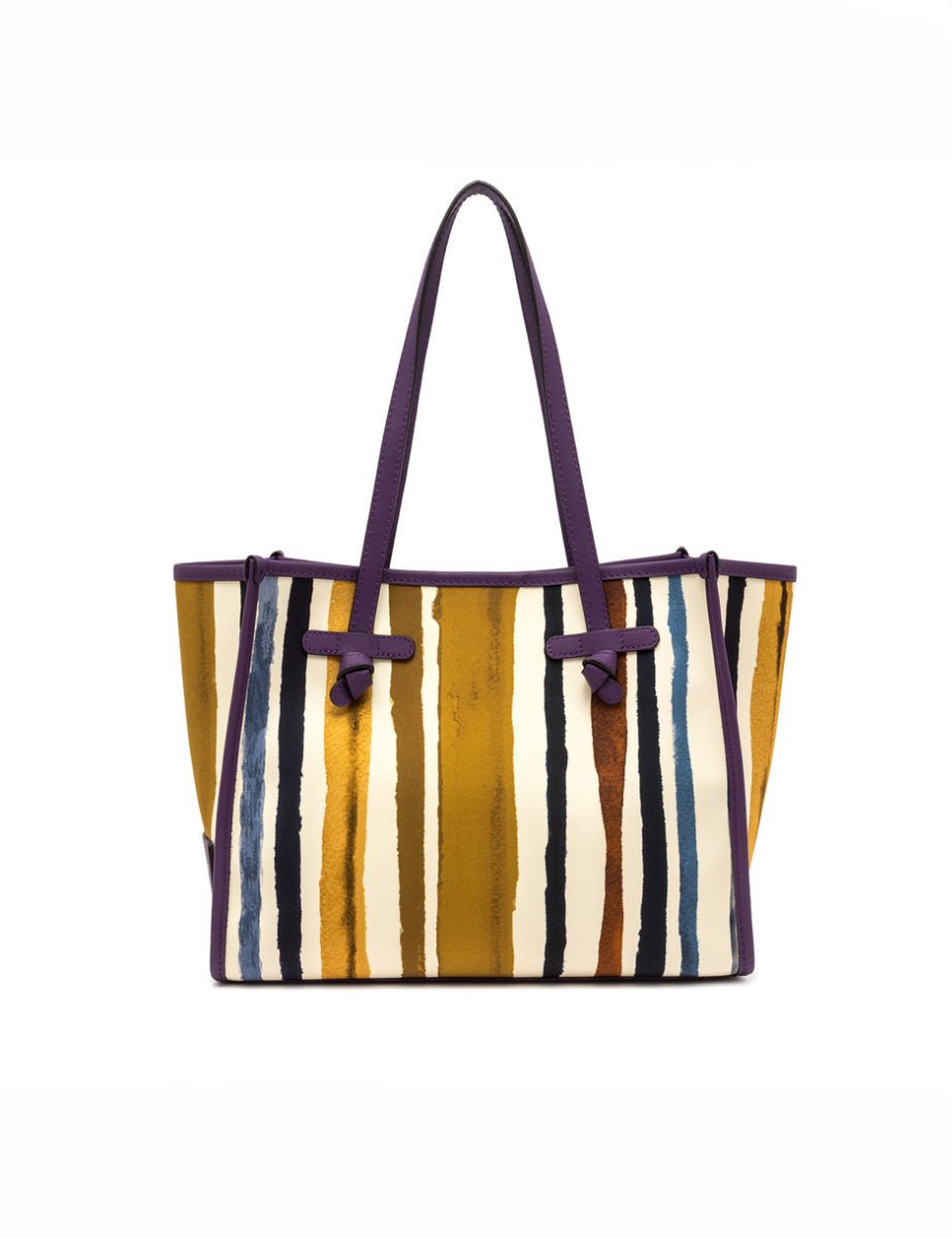 borsa marcella pelle tessuto opulence - gianni chiarini - shopper