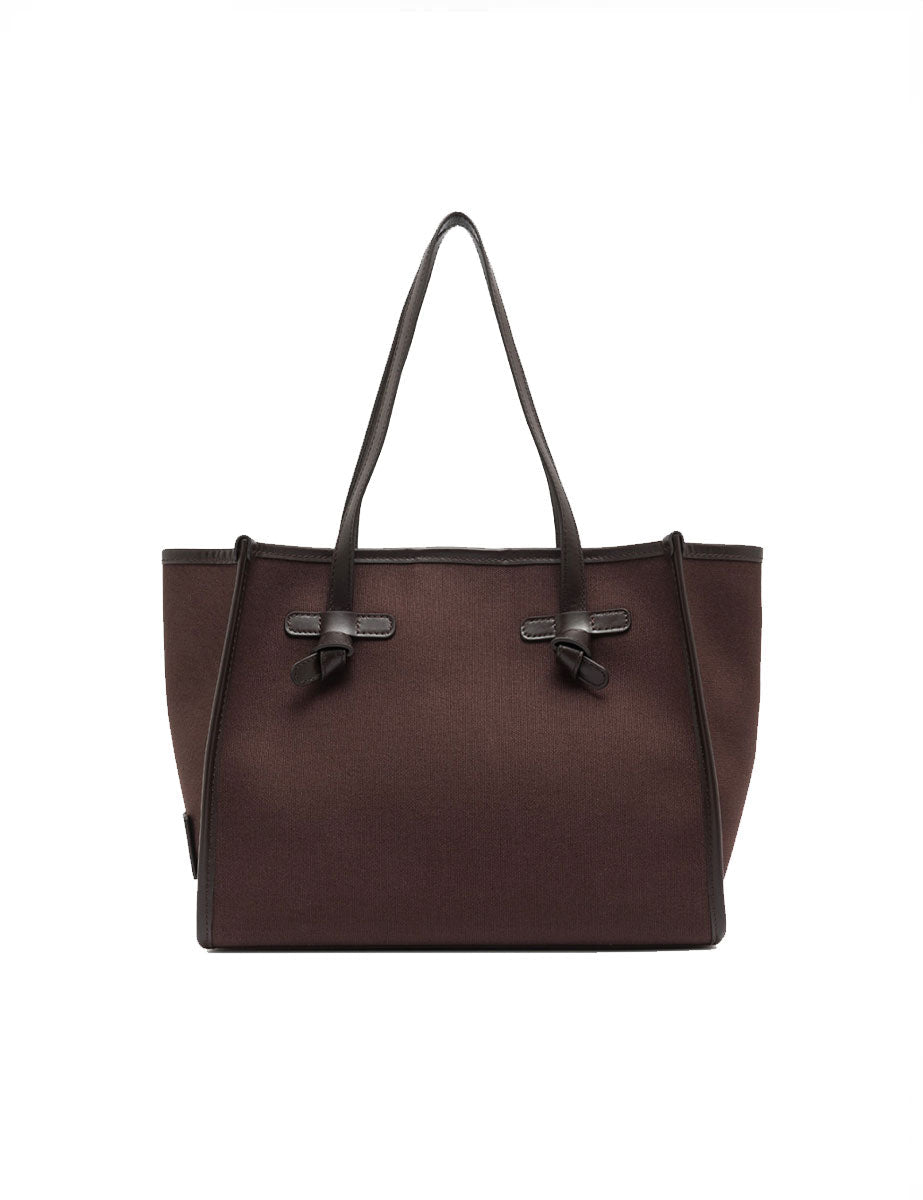 borsa marcella tessuto marrone scuro - gianni chiarini - shopper