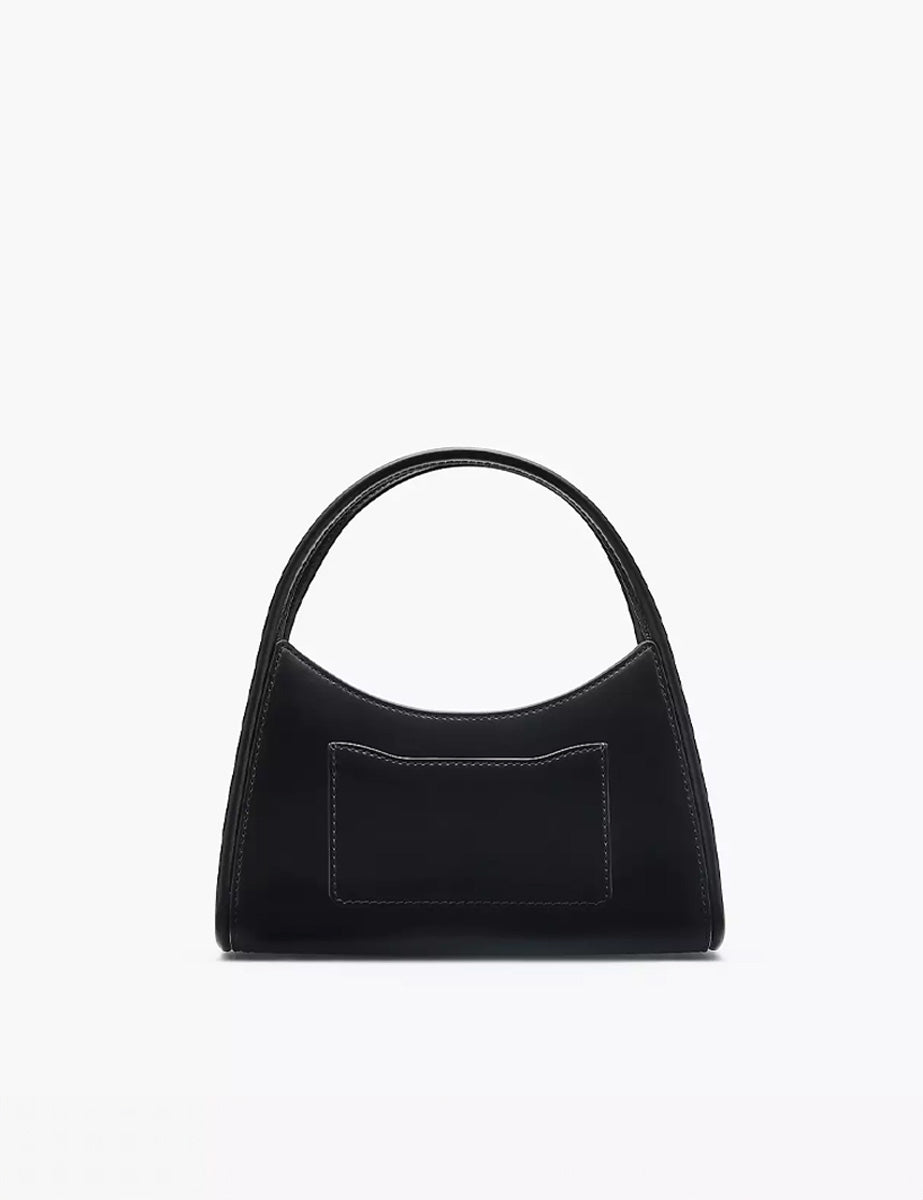 borsa moschettone crossbody pelle nero - marc jacobs - clutch