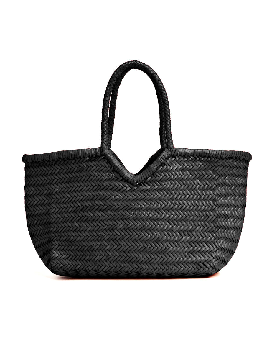borsa neruda intreccio nero - vipera - shopper