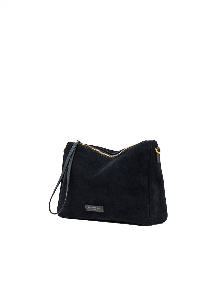 borsa nora pouch blu - gianni chiarini - clutch
