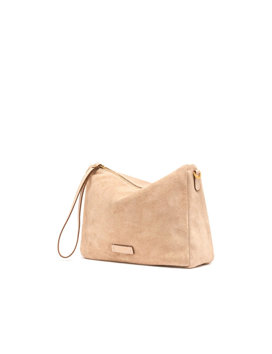borsa nora pouch nude - gianni chiarini - clutch