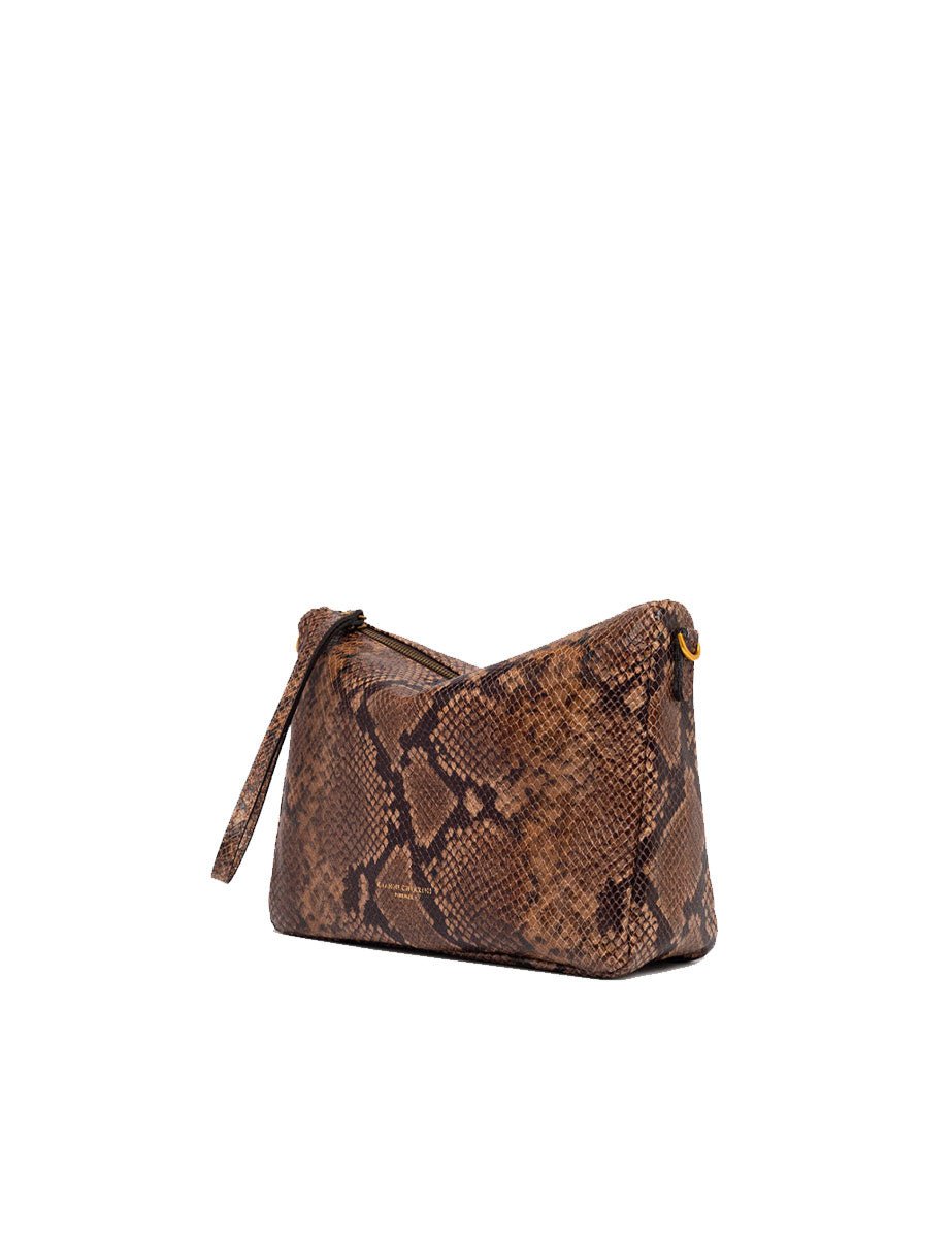 borsa nora pouch pitone - gianni chiarini - clutch