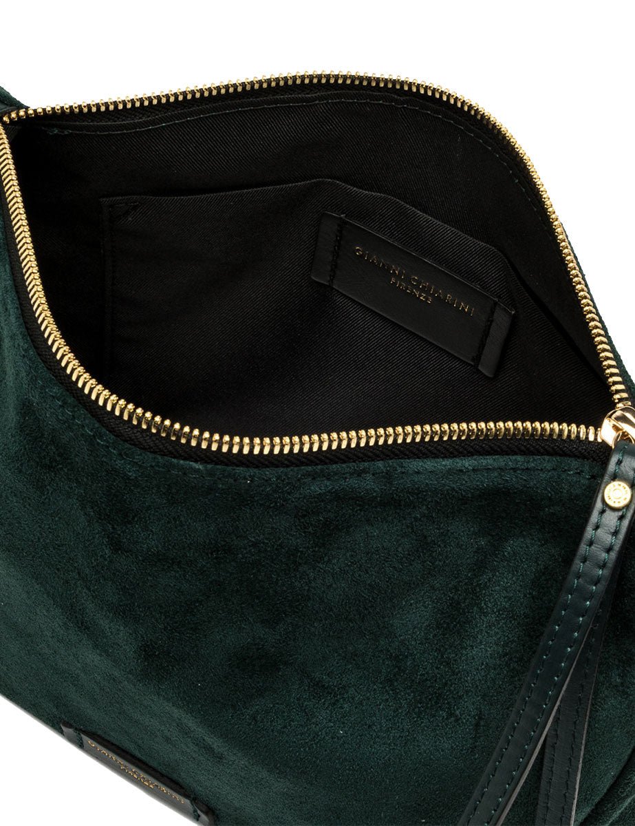 borsa nora pouch verde - gianni chiarini - clutch