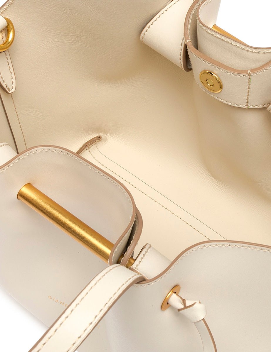 borsa pelle amanda marble - gianni chiarini - shopper