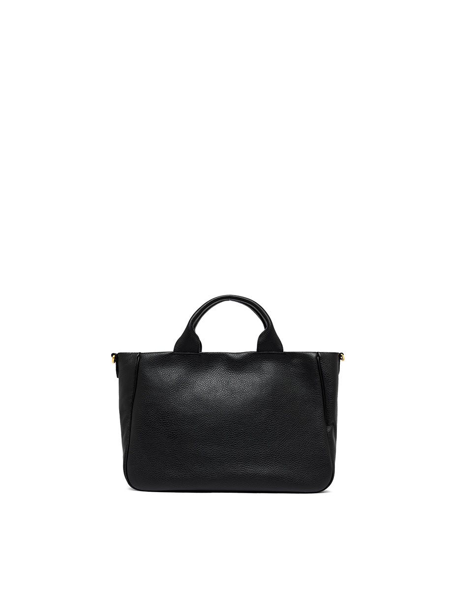 borsa pelle armonia nero - gianni chiarini - shopper