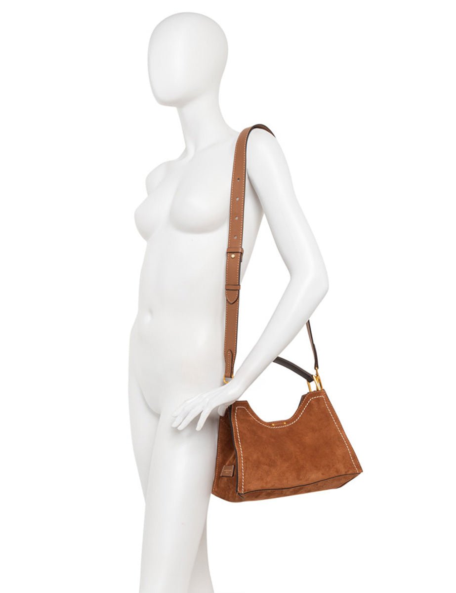 borsa pelle aurora caramel - gianni chiarini - shopper