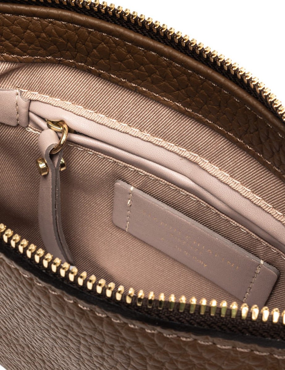 borsa pelle brooke castoro - gianni chiarini - clutch