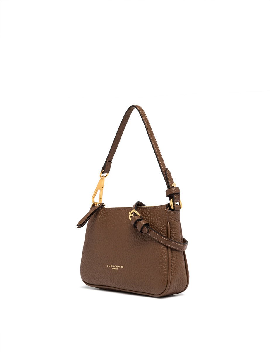 borsa pelle brooke castoro - gianni chiarini - clutch