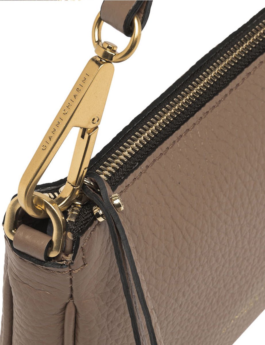 borsa pelle brooke dove - gianni chiarini - clutch