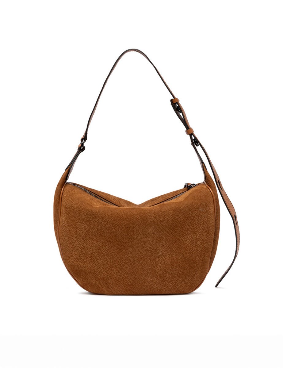 borsa pelle charlotte cuoio - gianni chiarini - clutch