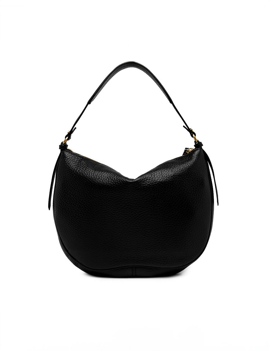 borsa pelle chiara nero - gianni chiarini - shopper