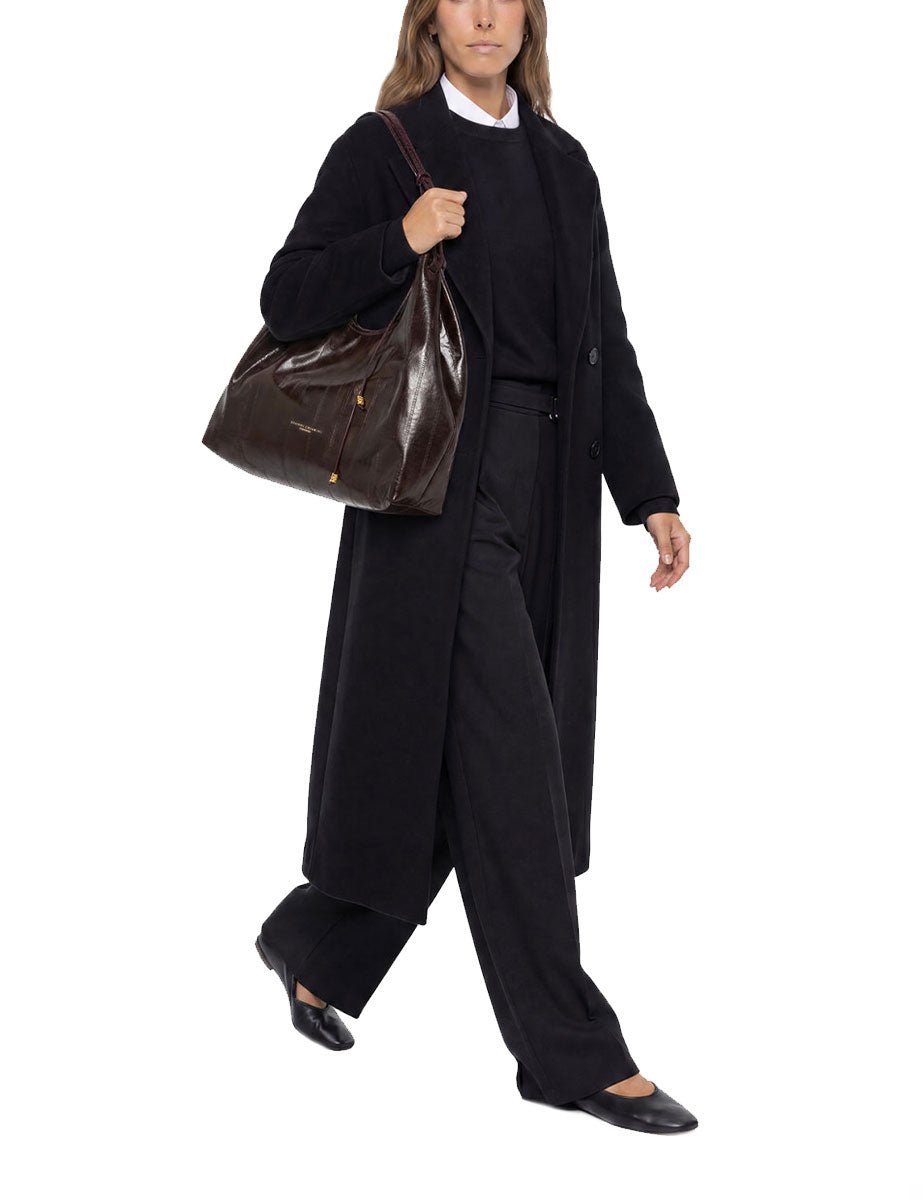 borsa pelle dua bordeaux - gianni chiarini - shopper