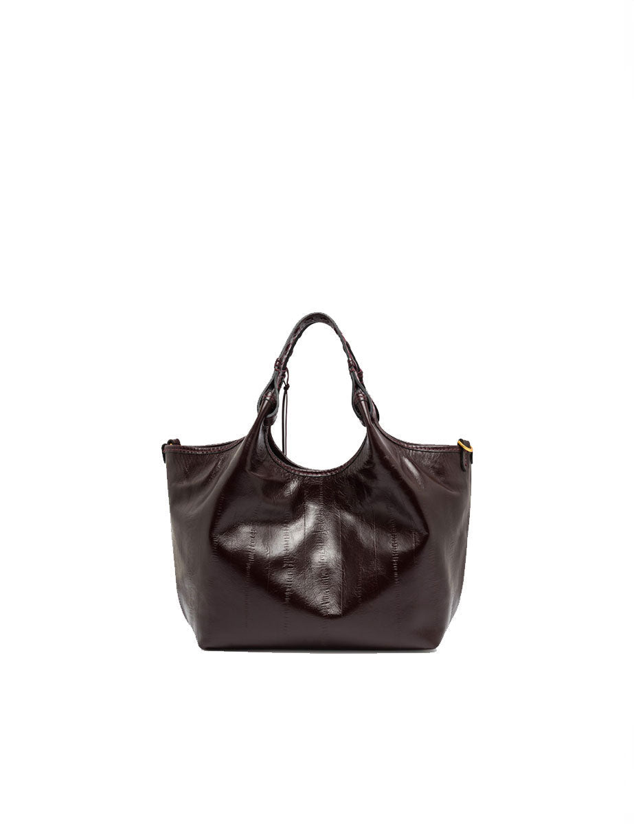 borsa pelle dua bordeaux - gianni chiarini - shopper