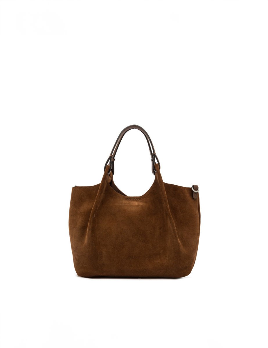 borsa pelle dua cognac - gianni chiarini - shopper