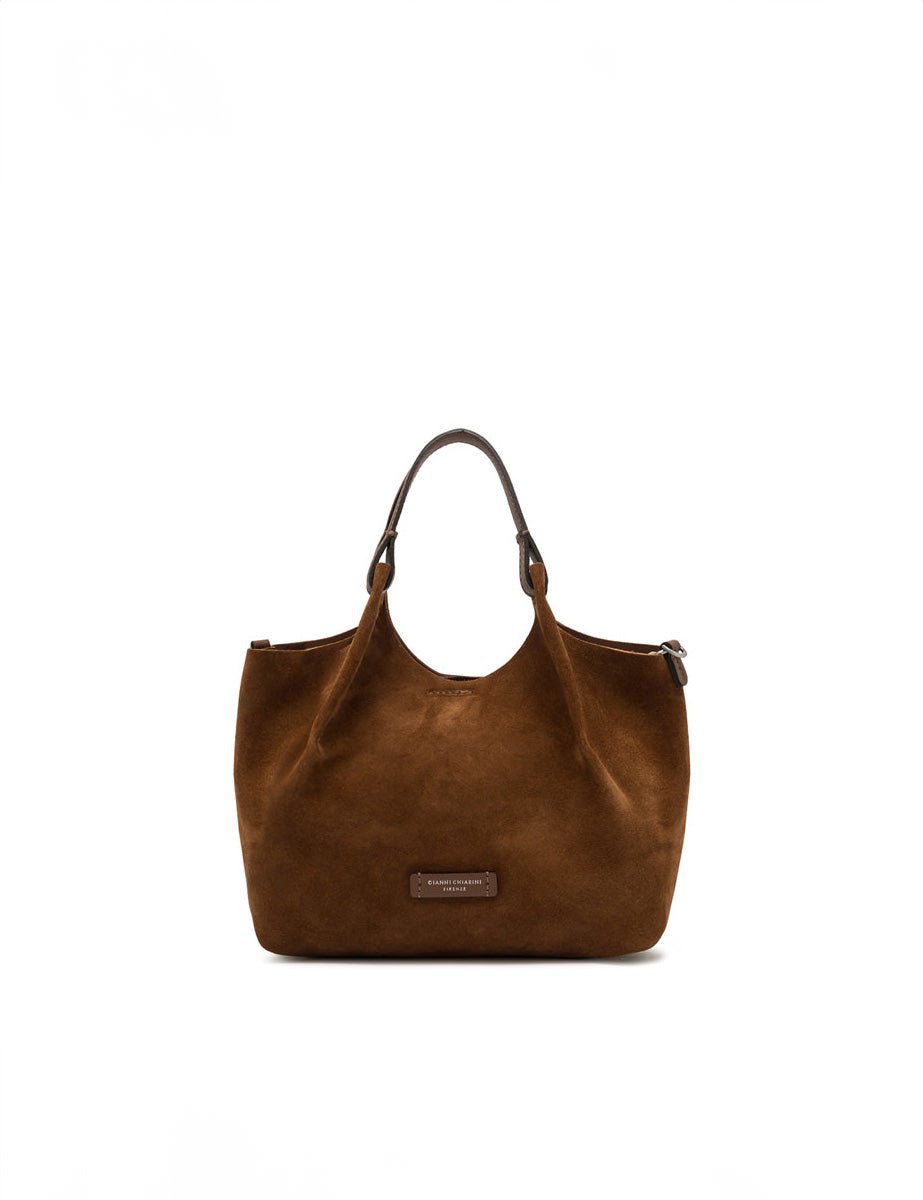 borsa pelle dua cognac - gianni chiarini - shopper
