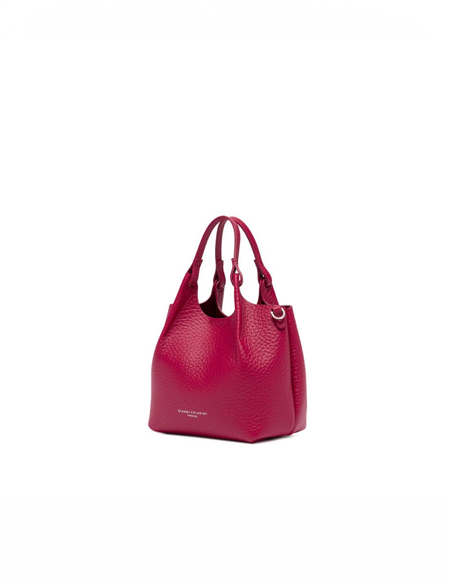 borsa pelle dua desert flower - gianni chiarini - shopper