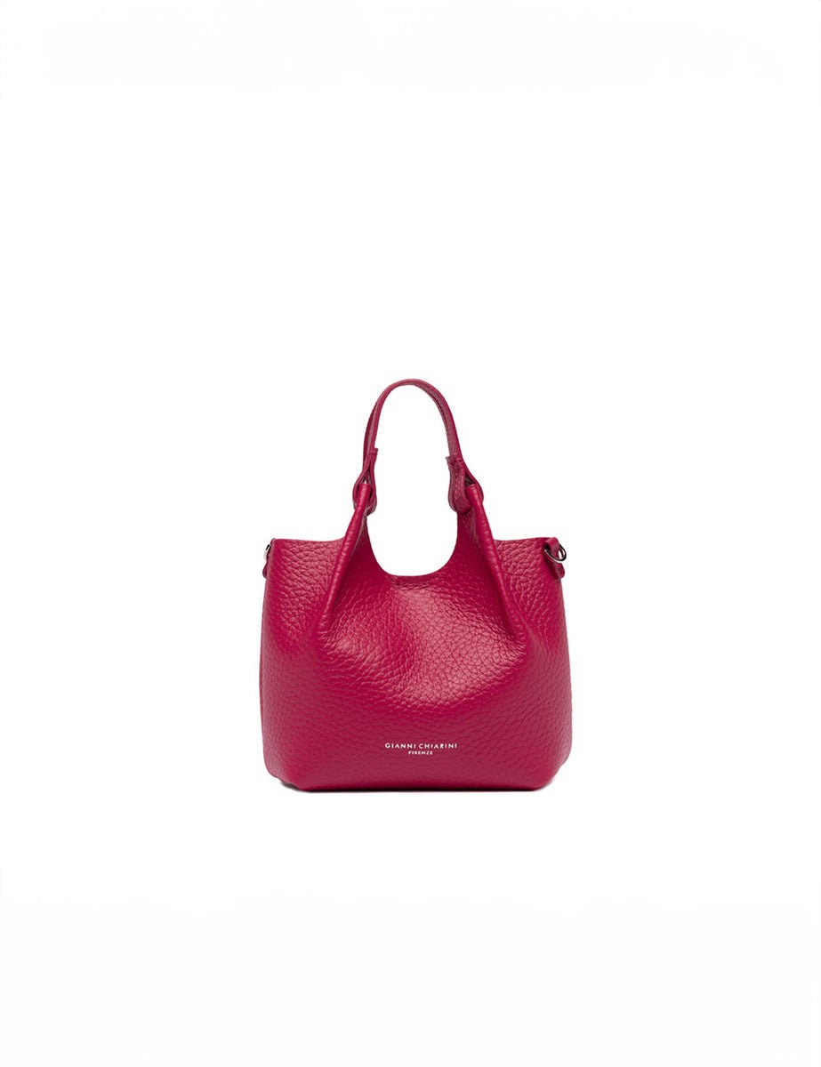 borsa pelle dua desert flower - gianni chiarini - shopper