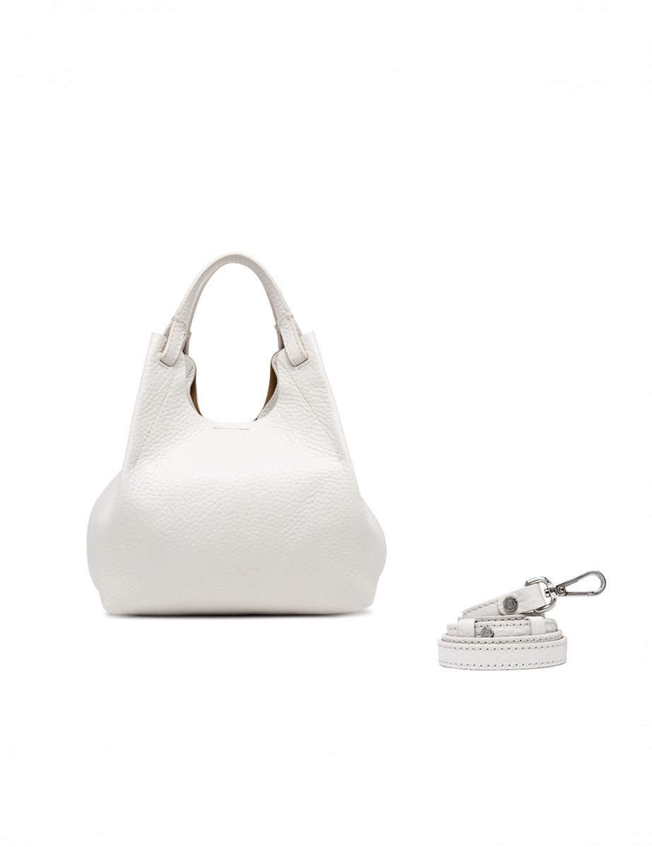 borsa pelle dua sabbia nature - gianni chiarini - shopper