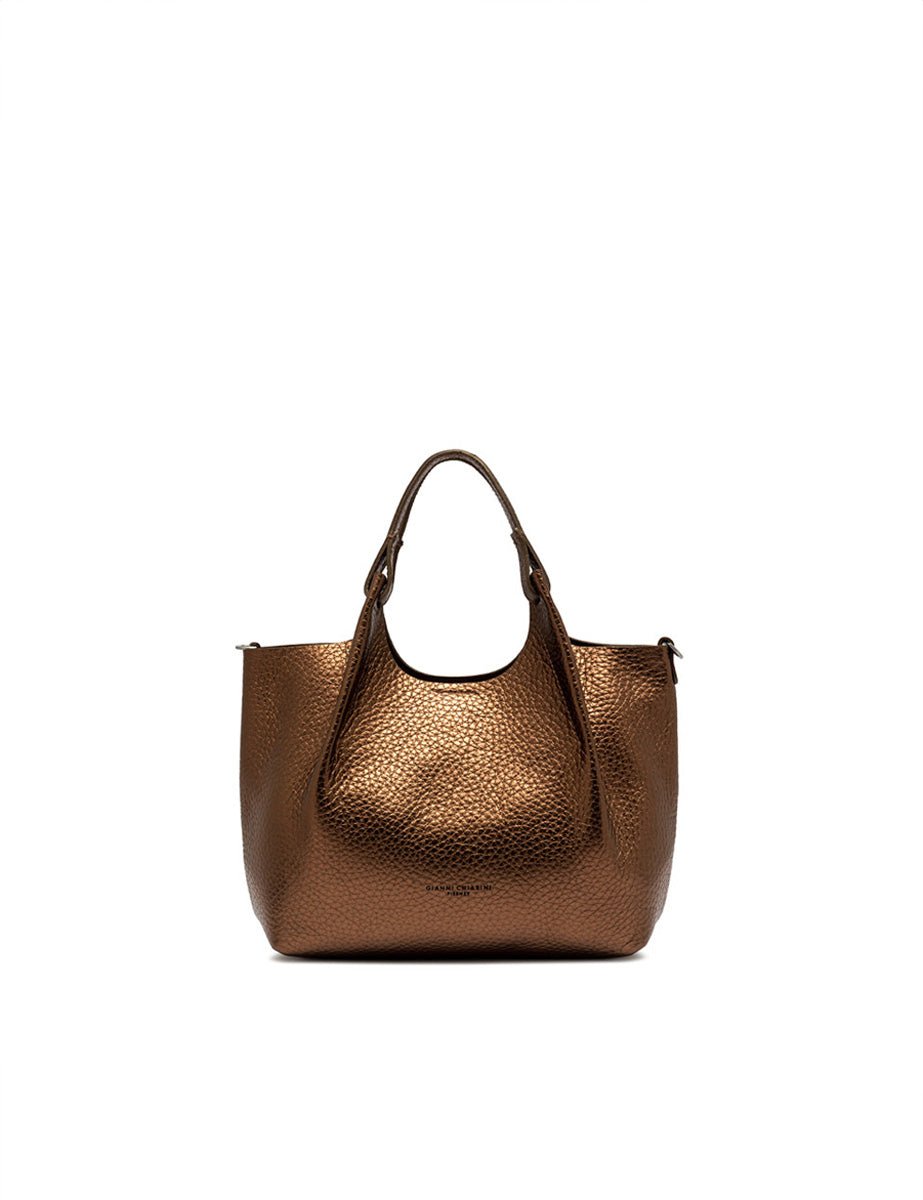 borsa pelle dua bronzo - gianni chiarini - shopper