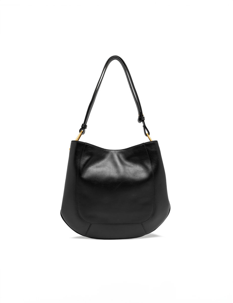borsa pelle ella nero - gianni chiarini - shopper
