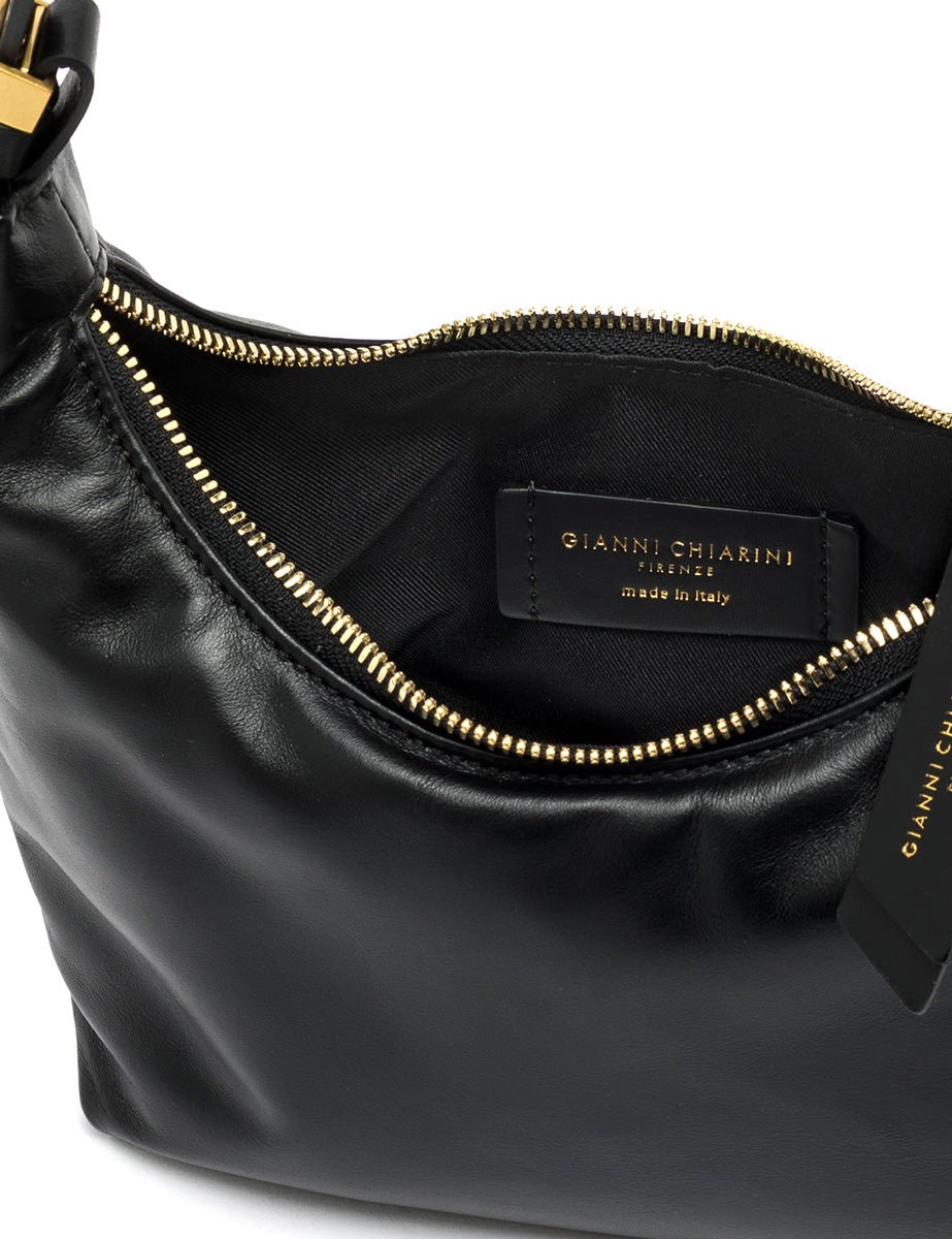 borsa pelle ella nero - gianni chiarini - clutch