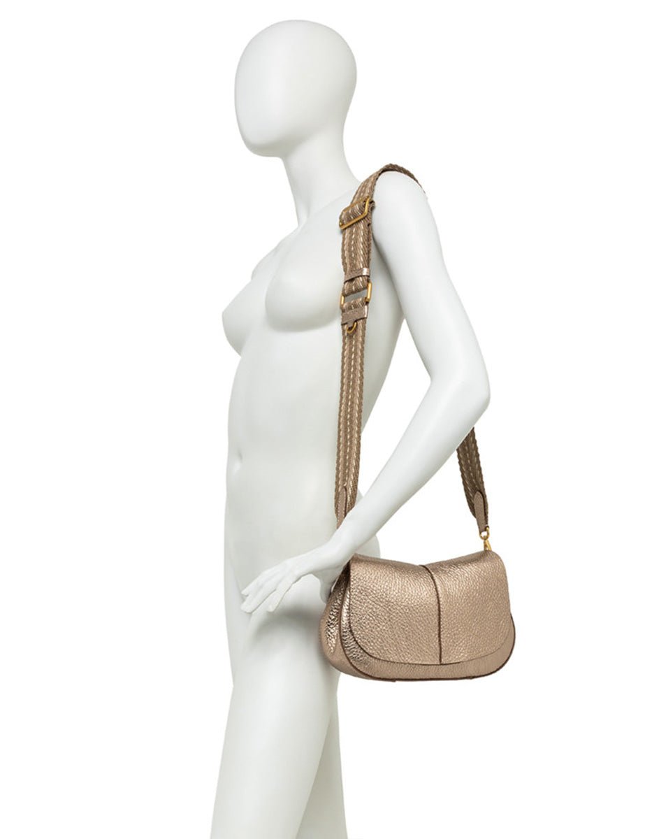 borsa pelle helena round clay - gianni chiarini - clutch