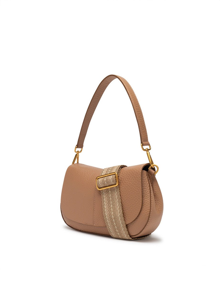 borsa pelle helena round clay - gianni chiarini - clutch