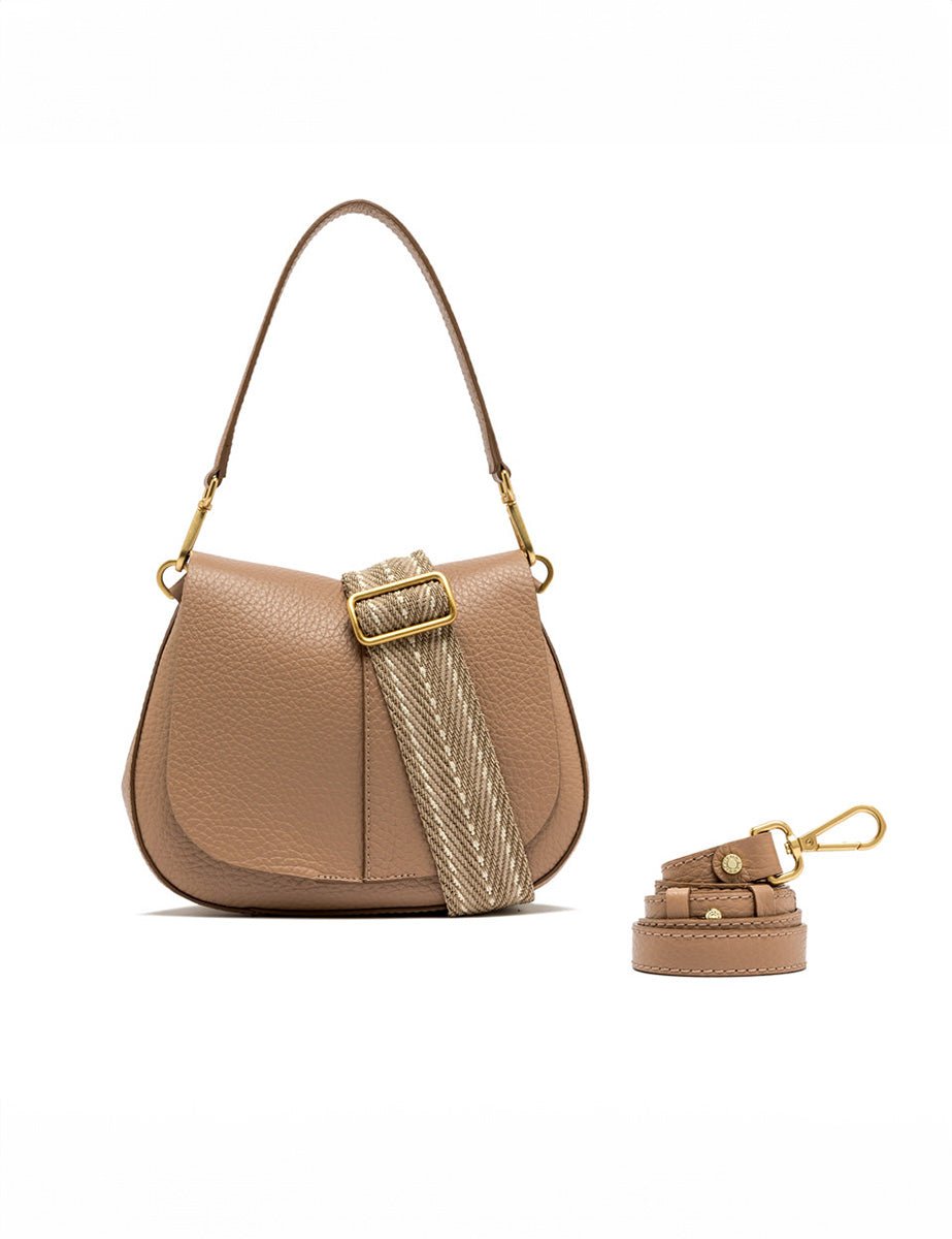 borsa pelle helena round clay - gianni chiarini - clutch