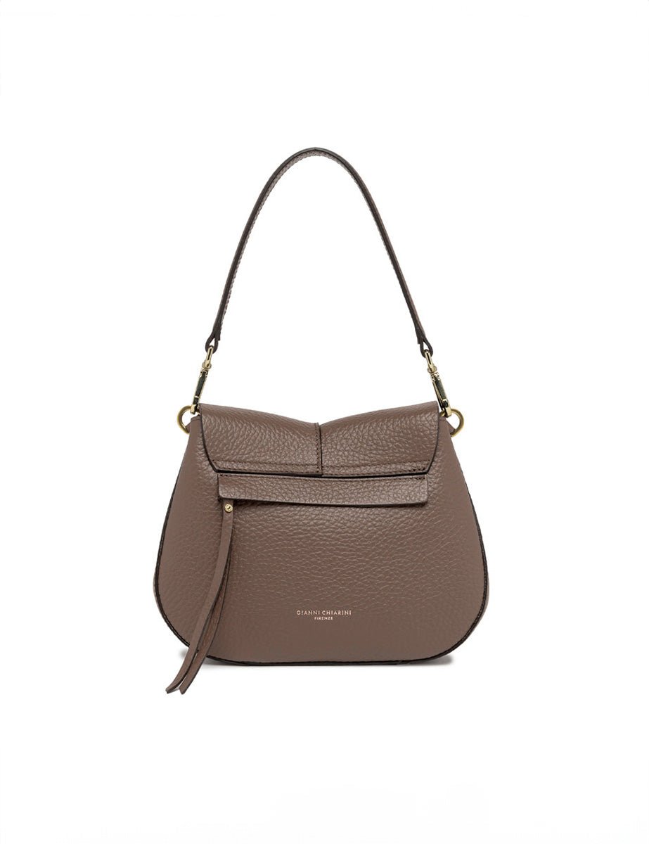 borsa pelle helena round dove - gianni chiarini - clutch