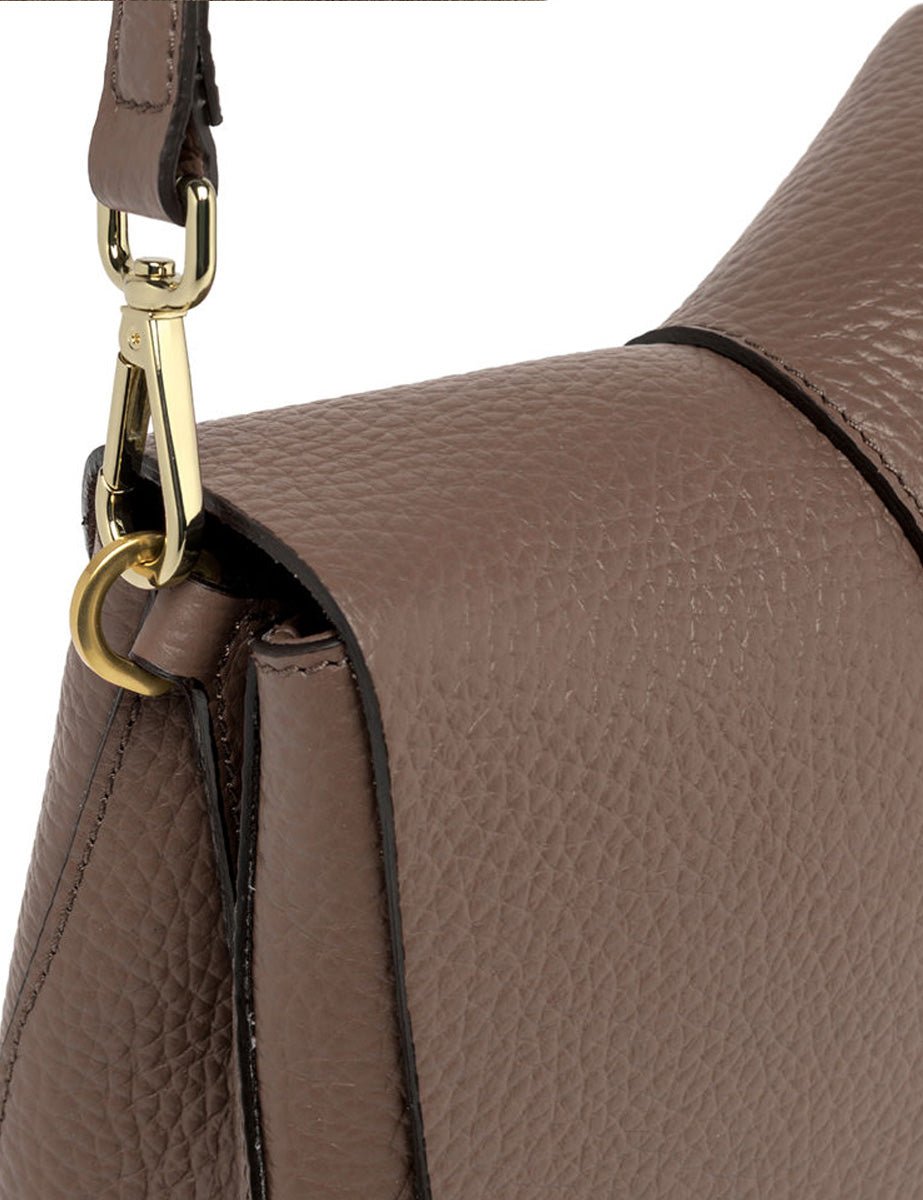 borsa pelle helena round dove - gianni chiarini - clutch